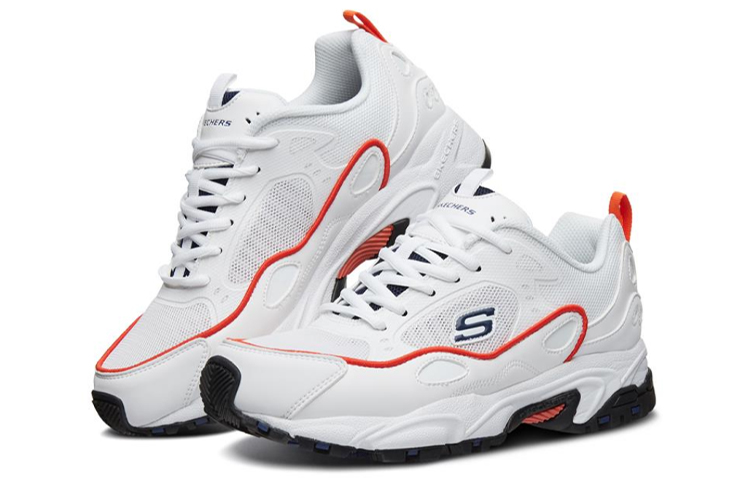 Skechers Stamina Running Shoes White/Red/Black 圖 3