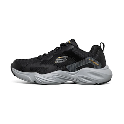 Skechers Stamina Airy Running Shoes Black/Gray