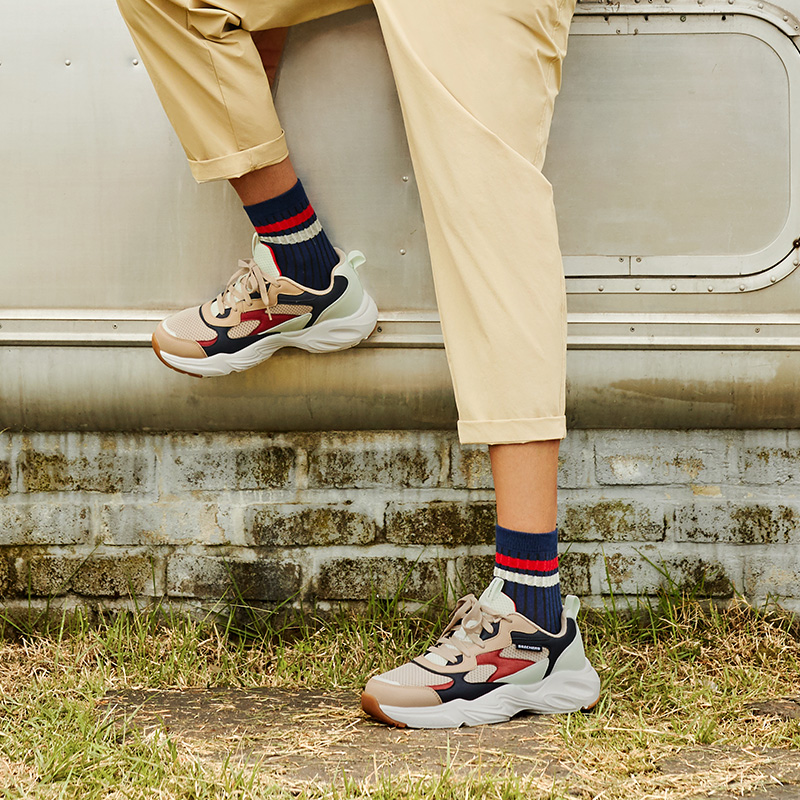 Skechers Stamina Airy Blue/Brown 圖 5