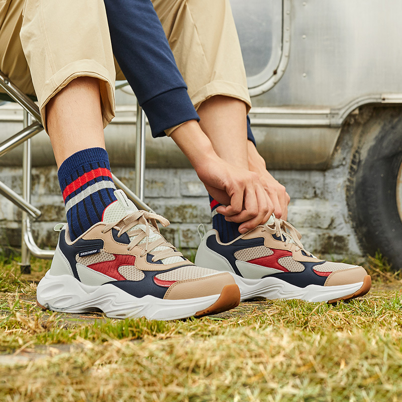 Skechers Stamina Airy Blue/Brown 圖 7