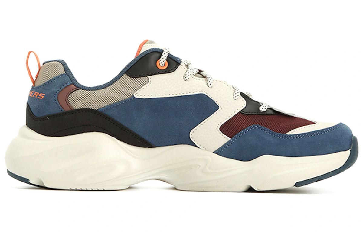 Skechers Stamina Airy 'White Dark Blue Brown'