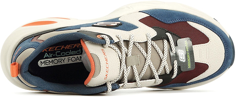 Skechers Stamina Airy 'Putih Biru Gelap Coklat' 237236-NVMT Lookbook Skechers Stamina Airy 'Putih Biru Gelap Coklat' 237236-NVMT