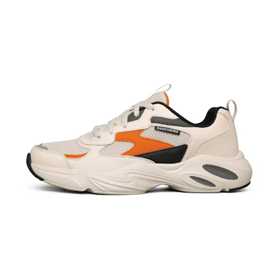 Skechers Stamina Airy Sport Shoes Grey/Brown/Orange