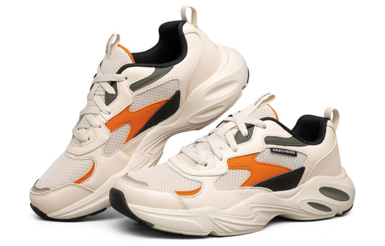 Skechers Stamina Airy Sport Shoes Grey/Brown/Orange 圖 3