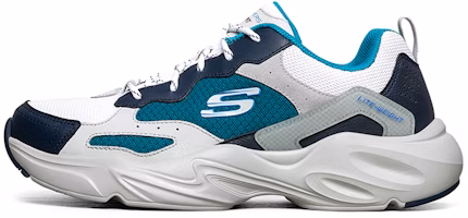 Skechers Stamina Airy Low-Top Running Shoes White/Blue/Green 237000-NVMT Skechers Stamina Airy Low-Top Running Shoes White/Blue/Green 237000-NVMT