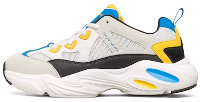 Skechers Stamina Airy Low-Top Running Shoes White/Blue/Yellow 894005-WMLT Skechers Stamina Airy Low-Top Running Shoes White/Blue/Yellow 894005-WMLT