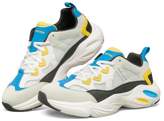 Skechers Stamina Airy Low-Top Running Shoes White/Blue/Yellow 894005-WMLT Lookbook Skechers Stamina Airy Low-Top Running Shoes White/Blue/Yellow 894005-WMLT
