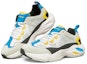Lookbook Skechers Stamina Airy Kasut Lari Rendah Putih/Biru/Kuning 894005-WMLT