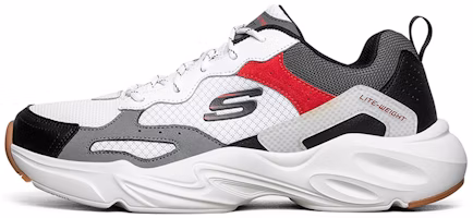 Skechers Stamina Airy 'White Grey Red' 237000-WMLT Skechers Stamina Airy 'White Grey Red' 237000-WMLT