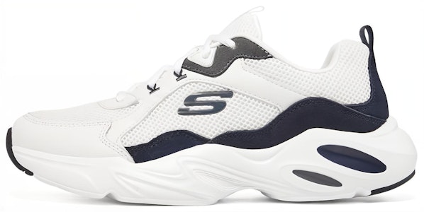 Skechers Stamina Airy 減震防滑耐磨輕便 低筒 老爹鞋 白海軍藍 Buy Skechers Stamina Airy 減震防滑耐磨輕便 低筒 老爹鞋 白海軍藍