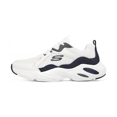 Skechers Stamina Airy 'White Navy Blue'