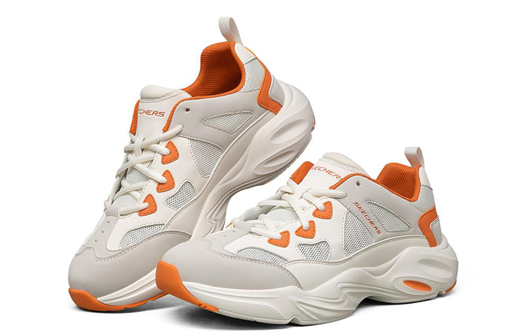 Skechers Stamina Airy Sport Shoes White/Orange 圖 3