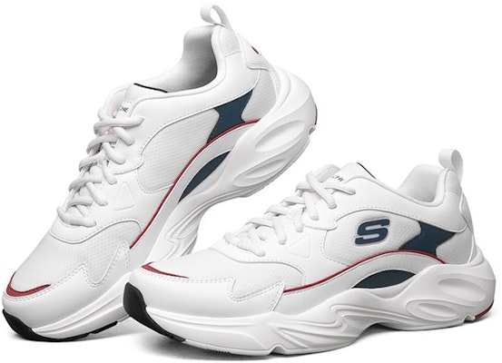 Skechers Stamina Airy 'White Red Blue' 666150-WNVR Lookbook Skechers Stamina Airy 'White Red Blue' 666150-WNVR