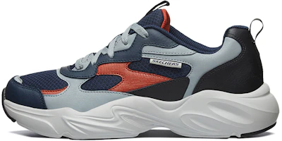 Skechers Stamina Airy Low-Top Running Shoes Blue/Red 51936-NVMT Skechers Stamina Airy Low-Top Running Shoes Blue/Red 51936-NVMT