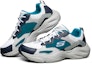 Lookbook Skechers Stamina Airy Kasut Lari Rendah Putih/Biru/Hijau 237000-NVMT
