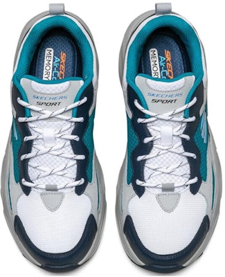 Skechers Stamina Airy Low-Top Running Shoes White/Blue/Green 237000-NVMT Shop Skechers Stamina Airy Low-Top Running Shoes White/Blue/Green 237000-NVMT
