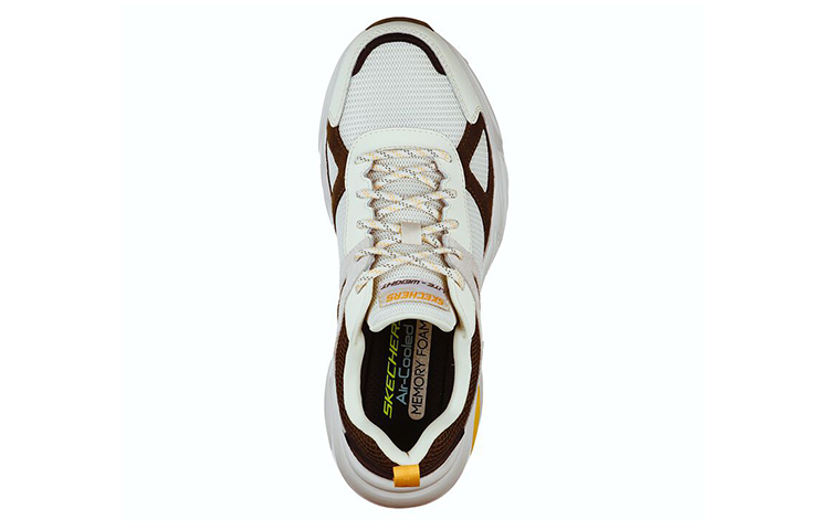 Skechers Stamina Airy Neurolock Low Top Running Shoes Cream 圖 4