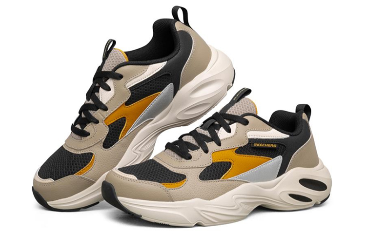 Lookbook Skechers Stamina Airy Scarpe Running Nero/Arancione 237120-TPMT