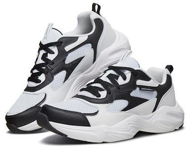 Skechers Stamina Airy Sepatu Lari Putih/Hitam 51936-WBK Lookbook Skechers Stamina Airy Sepatu Lari Putih/Hitam 51936-WBK