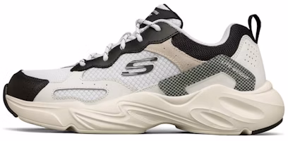 Skechers Stamina Airy Sports Shoes White/Black/Grey 237000-WBK Skechers Stamina Airy Sports Shoes White/Black/Grey 237000-WBK