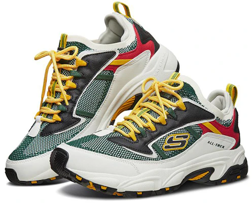 Skechers Stamina Low-Top Running Shoes Black/Green 51881-BKGR Lookbook Skechers Stamina Low-Top Running Shoes Black/Green 51881-BKGR
