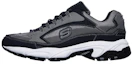 Buy Skechers Stamina Low-Top Running Shoes Blue/Grey 51919-NVGY