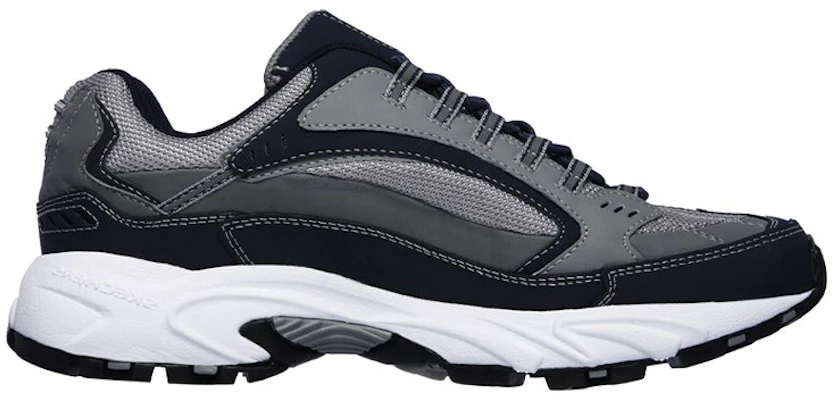 Skechers Stamina Low-Top Running Shoes Blue/Grey 51919-NVGY Order Skechers Stamina Low-Top Running Shoes Blue/Grey 51919-NVGY