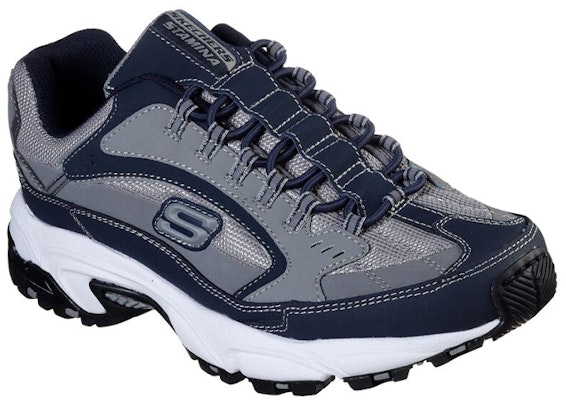 Skechers Stamina Low-Top Running Shoes Blue/Grey 51919-NVGY Lookbook Skechers Stamina Low-Top Running Shoes Blue/Grey 51919-NVGY