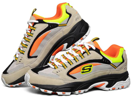 Skechers Stamina Low-Top Running Shoes Grey/Orange 51286-GYOR Lookbook Skechers Stamina Low-Top Running Shoes Grey/Orange 51286-GYOR