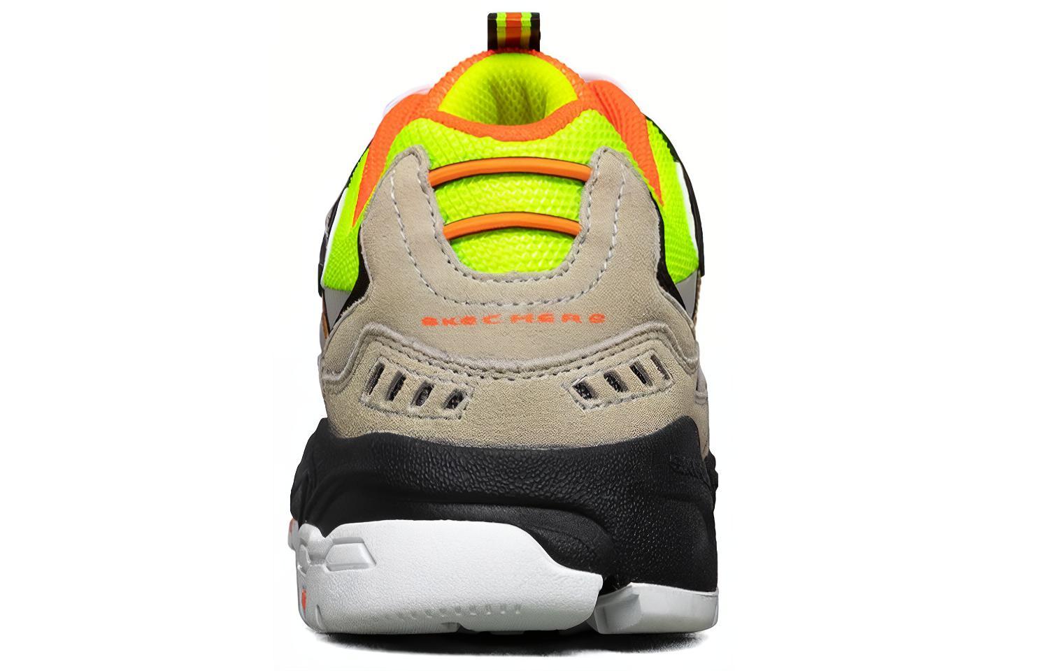 Shop Skechers Stamina Low-Top Running Shoes Grey/Orange 51286-GYOR
