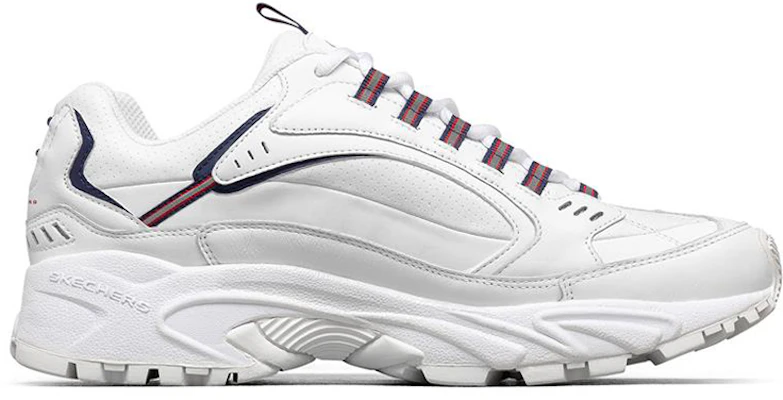 Skechers Stamina Low-Top Running Shoes White/Blue/Red 51917-WNVR Order Skechers Stamina Low-Top Running Shoes White/Blue/Red 51917-WNVR