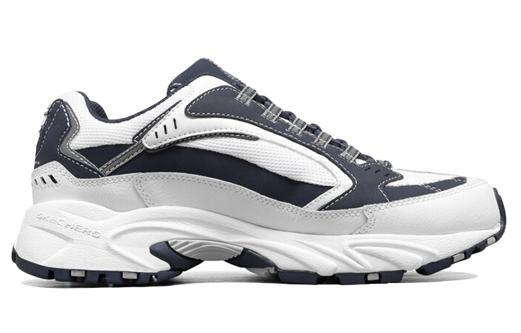 Order Skechers Stamina Lage Hardloopschoenen Wit/Blauw 51919-WNV