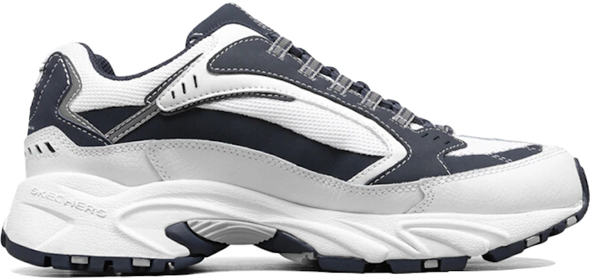 Skechers Stamina Lage Hardloopschoenen Wit/Blauw 51919-WNV Order Skechers Stamina Lage Hardloopschoenen Wit/Blauw 51919-WNV