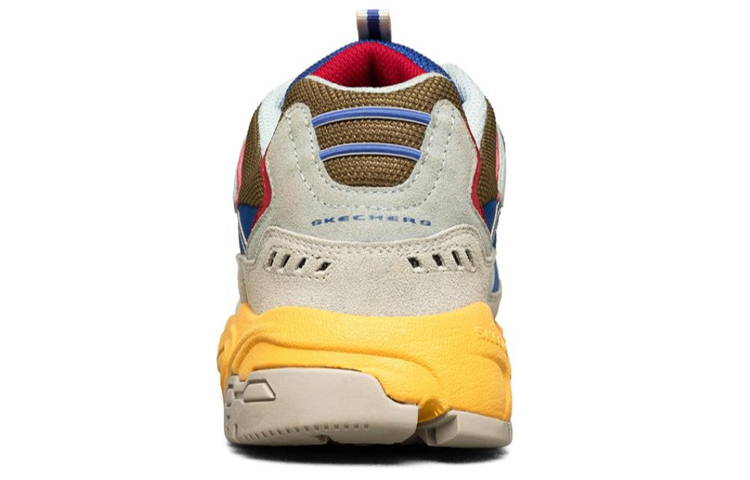 Shop Skechers Stamina Low-Top Running Shoes Yellow/Blue 51286-NVMT