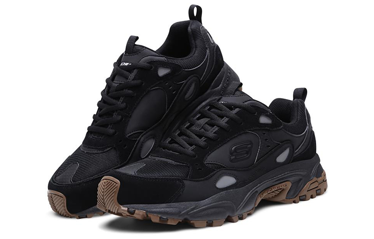 Lookbook Skechers Stamina Low 'Black' 666058-BLK