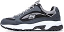 Buy Skechers Stamina Low-Top Running Shoes Black/Grey 51286-NVBK