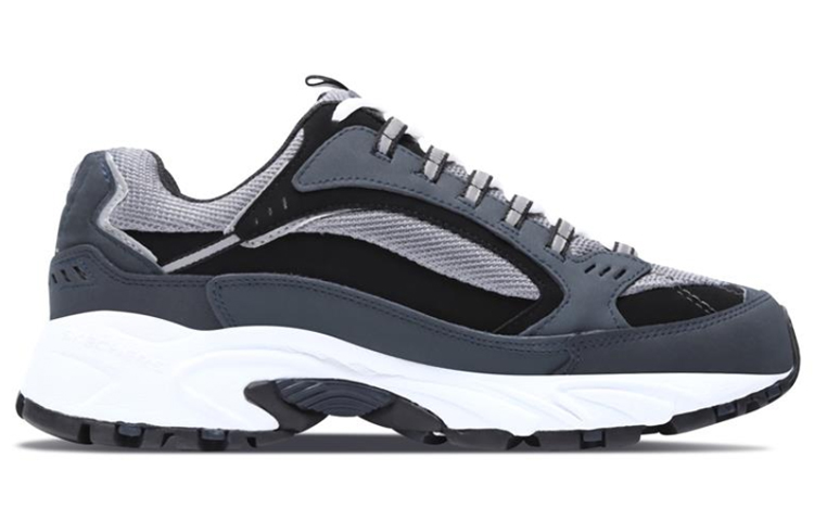 Order Skechers Stamina Low-Top Running Shoes Black/Grey 51286-NVBK