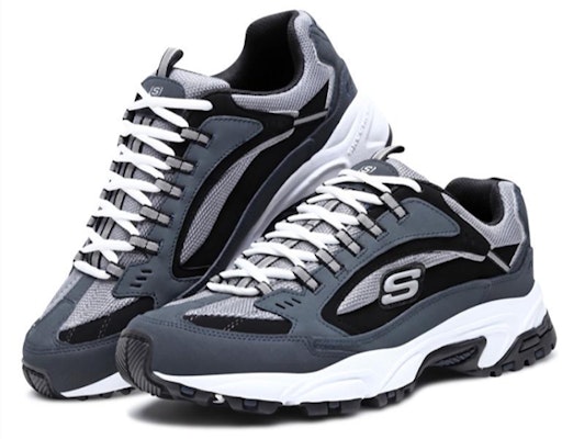 Skechers Stamina Low-Top Running Shoes Black/Grey 51286-NVBK Lookbook Skechers Stamina Low-Top Running Shoes Black/Grey 51286-NVBK