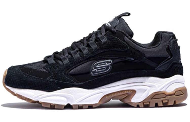 Buy Skechers Stamina Sneakers Black/White/Brown 51710-BKW