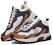 Lookbook Skechers Stamina Low 'Blue White Orange' 51918-NVMT