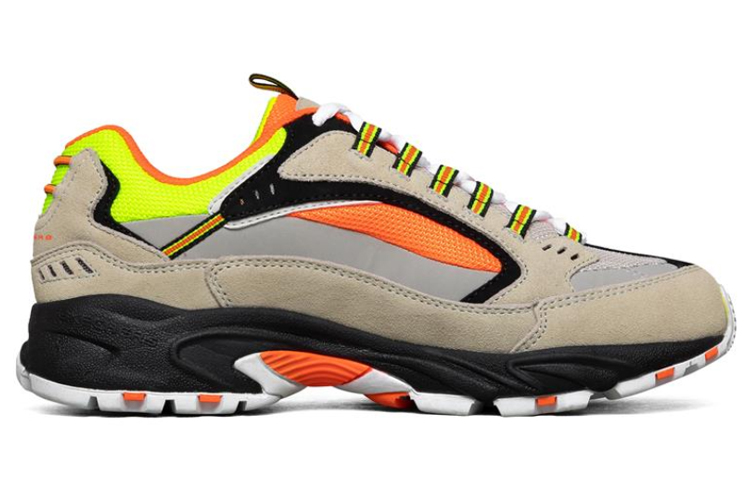 Skechers Stamina Low-Top Running Shoes Grey/Orange 圖 2