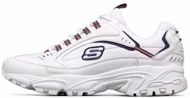 Skechers Stamina Low-Top Running Shoes White/Blue/Red 51917-WNVR Skechers Stamina Low-Top Running Shoes White/Blue/Red 51917-WNVR