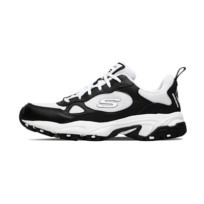 Skechers Stamina Running Shoes 'Black White'