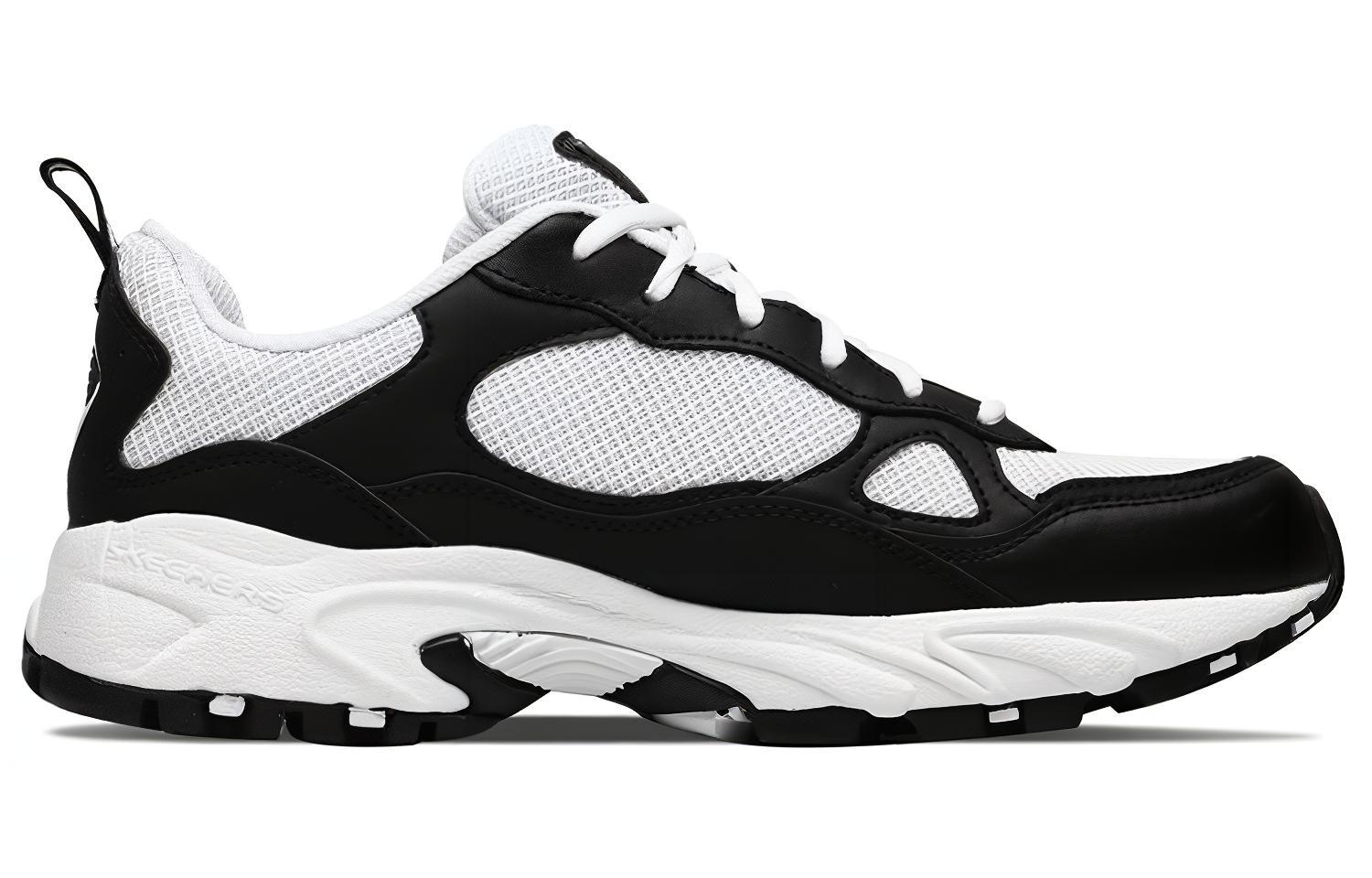 Order Skechers Stamina Sepatu Lari 'Hitam Putih' 51706-BKW