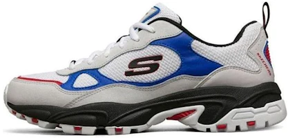 Skechers Stamina Running Shoes White/Black/Blue 51706-WBK Skechers Stamina Running Shoes White/Black/Blue 51706-WBK