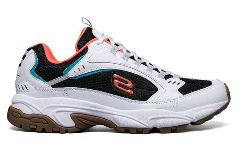 Skechers Stamina Running Shoes White/Black/Orange 圖 2