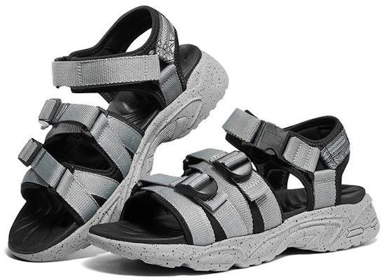 Skechers Stamina Sandal 'Black Grey' 237198-BKGY Lookbook Skechers Stamina Sandal 'Black Grey' 237198-BKGY