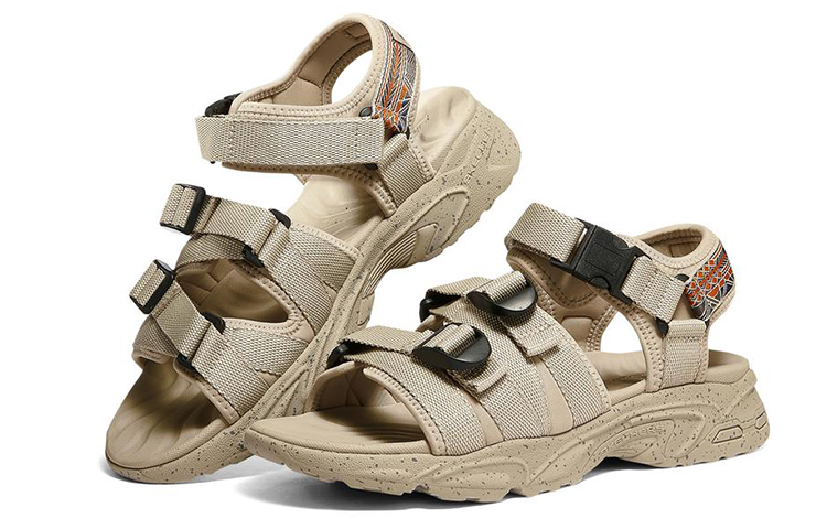 Shop Skechers Stamina Sandal 'Grey Brown' 237198-TPE