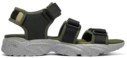 Order Skechers Stamina 涼鞋 轻便防滑魔术贴 绿黑