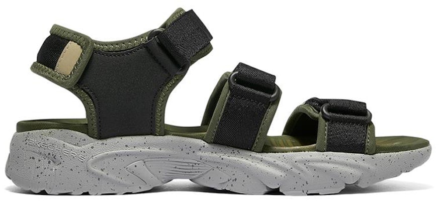Skechers Stamina Sandal 'Olive Black' 237197-OLBK Order Skechers Stamina Sandal 'Olive Black' 237197-OLBK